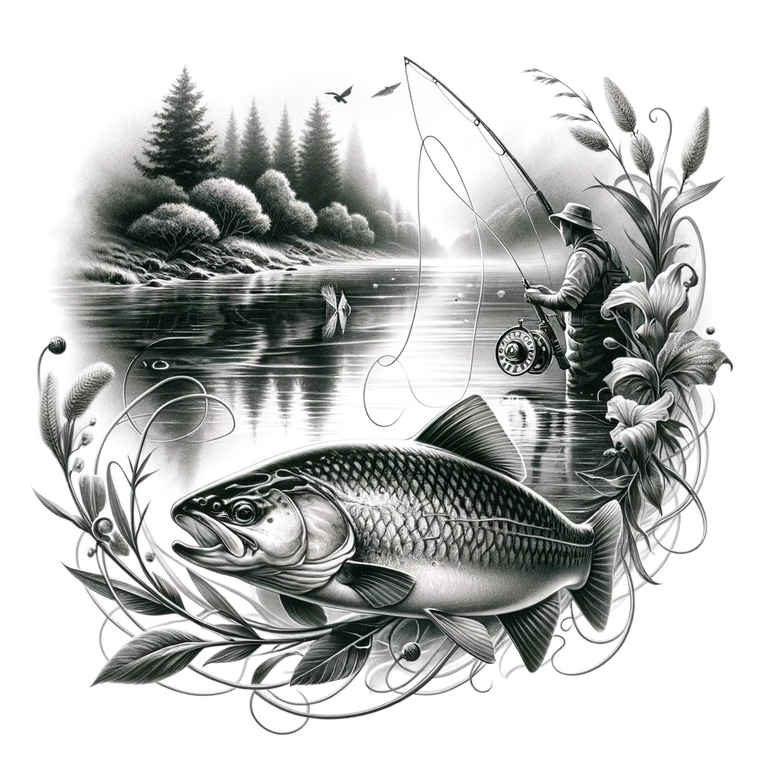 yoga-hobby – tattoo design ideas free ai generated – neotraditional-clear-lines – for-fingers – Gallery: other-hobby-inkby-ai