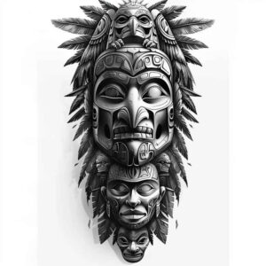 native-colors – tattoo design ideas free ai generated – neotraditional-artful-color – for-wrist – Gallery: other-native-americans-inkby-ai