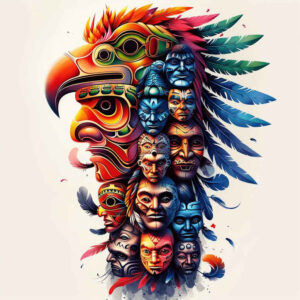 native-culture – tattoo design ideas free ai generated – realism-surface-complexity – for-triceps – Gallery: other-native-americans-inkby-ai