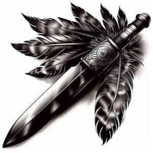 native-dreams – tattoo design ideas free ai generated – neotraditional-artistic-contrast – for-temple – Gallery: other-native-americans-inkby-ai