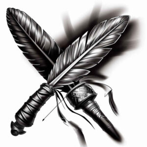 native-earth-symbols – tattoo design ideas free ai generated – neotraditional-dynamic-linework – for-side-torso – Gallery: other-native-americans-inkby-ai