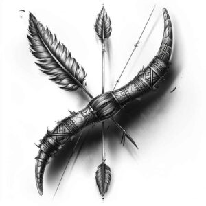 native-ethnic-motif – tattoo design ideas free ai generated – realism-gradient-tones – for-wrist – Gallery: other-native-americans-inkby-ai