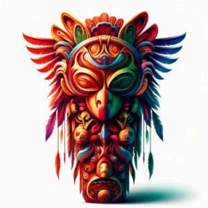 native-feather-patterns – tattoo design ideas free ai generated – realism-natural-finish – for-knee – Gallery: other-native-americans-inkby-ai