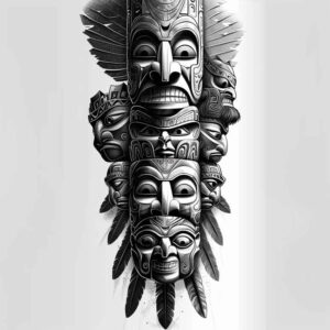native-folk-art – tattoo design ideas free ai generated – surrealism-psychic-energy – for-toe – Gallery: other-native-americans-inkby-ai