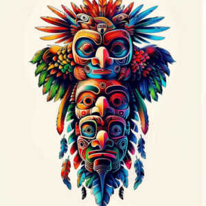 native-geometric-tattoos – tattoo design ideas free ai generated – surrealism-timeless – for-heel – Gallery: other-native-americans-inkby-ai