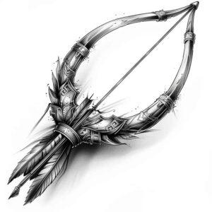 native-headdress – tattoo design ideas free ai generated – surrealism-symbolic – for-side – Gallery: other-native-americans-inkby-ai