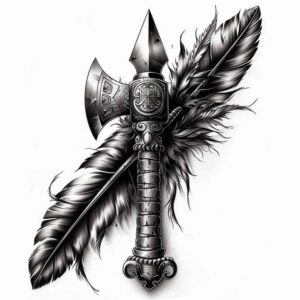 native-masks – tattoo design ideas free ai generated – surrealism-surreal-lighting – for-back-shoulder – Gallery: other-native-americans-inkby-ai