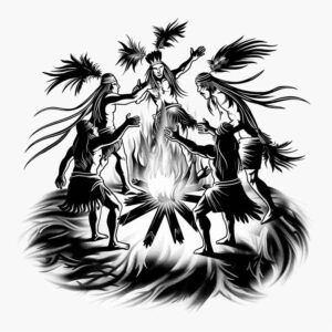 native-ornament – tattoo design ideas free ai generated – neotraditional-crisp-lines – for-forearm – Gallery: other-native-americans-inkby-ai