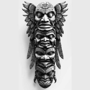 native-ritual – tattoo design ideas free ai generated – realism-blended-gradients – for-palm – Gallery: other-native-americans-inkby-ai
