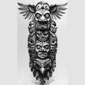 native-spirit – tattoo design ideas free ai generated – surrealism-ethereal – for-abdomen – Gallery: other-native-americans-inkby-ai