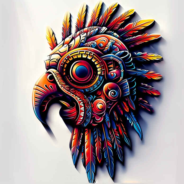native-spirit – tattoo design ideas free ai generated – surrealism-symbolic-motifs – for-ribs – Gallery: other-native-americans-inkby-ai