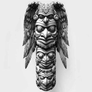 native-symbol – tattoo design ideas free ai generated – realism-true-rendering – for-stomach – Gallery: other-native-americans-inkby-ai