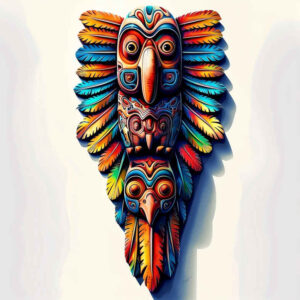 native-tattoos – tattoo design ideas free ai generated – surrealism-dynamic-shapes – for-inner-arm – Gallery: other-native-americans-inkby-ai