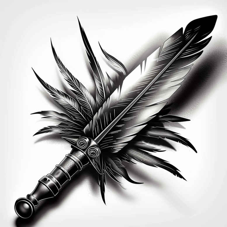 native-tribal-marks – tattoo design ideas free ai generated – neotraditional-clean-fill – for-lower-chest – Gallery: other-native-americans-inkby-ai