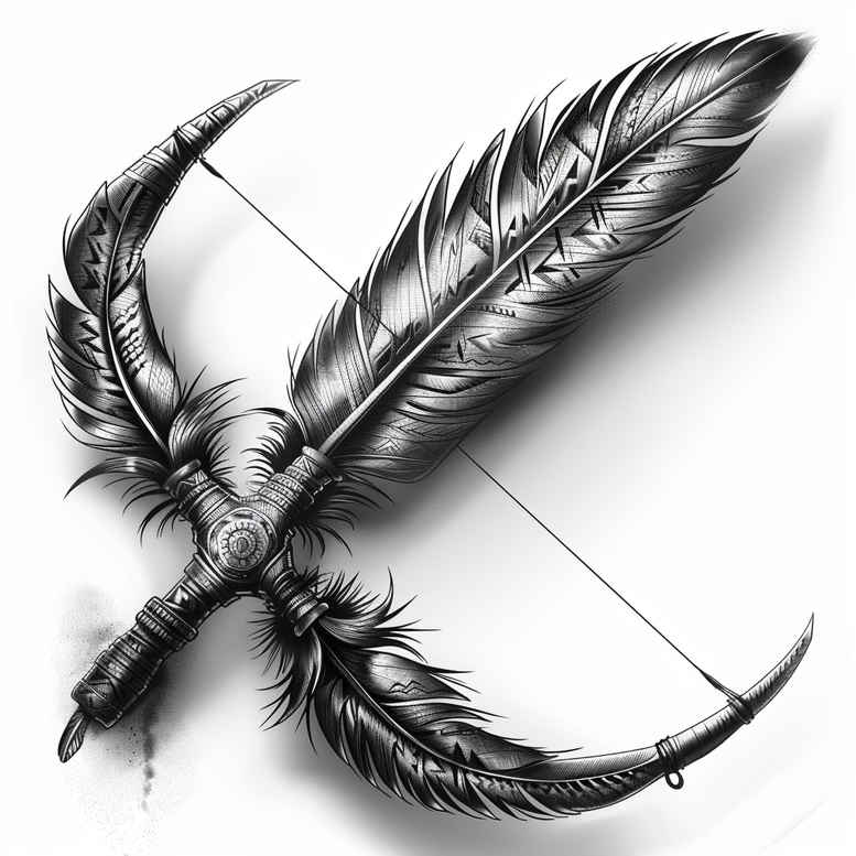 other-native-americans tattoo design ideas unreal light detailed feathers for abdomen