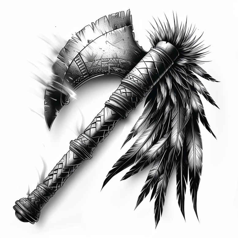 other-native-americans tattoo design ideas Realism realistic wrinkles detailed feathers for shoulder