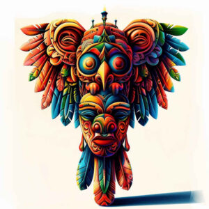 other-native-americans tattoo design ideas Realism realistic dimension earthy tones for back shoulder