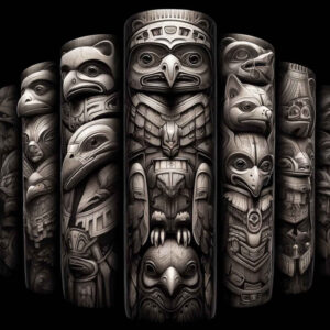 other-native-americans tattoo design ideas high-contrast guardian spirits symbol of resilience