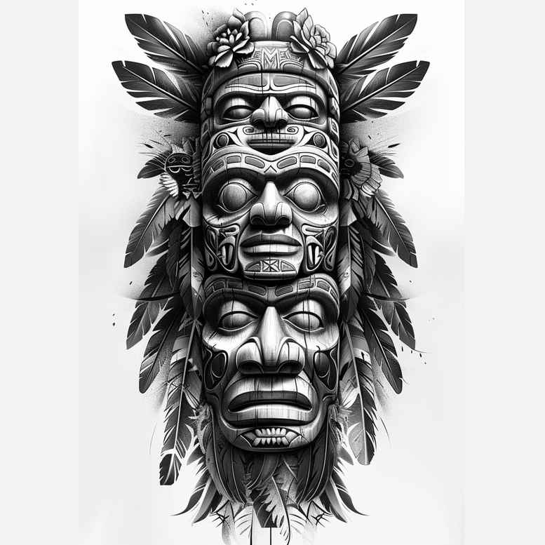 other-native-americans tattoo design ideas Realism emotional realism natural elements for shoulder blade
