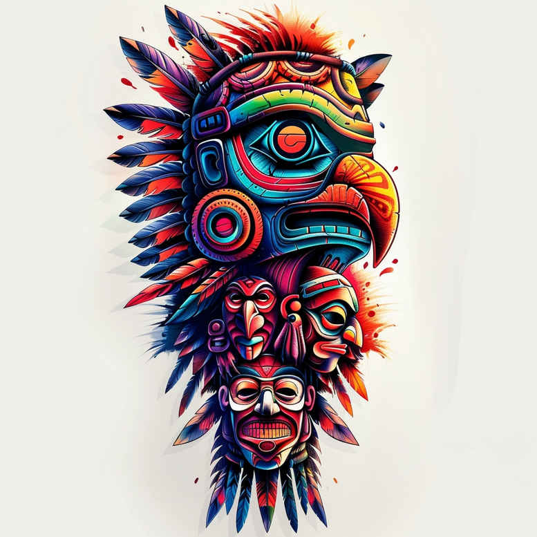 other-native-americans tattoo design ideas Realism illusion of depth powerful for ribs
