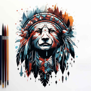 other-native-americans tattoo design ideas surreal symbolic represents strength