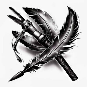 other-native-americans tattoo design ideas sharp-focus tribal symbols courage and power