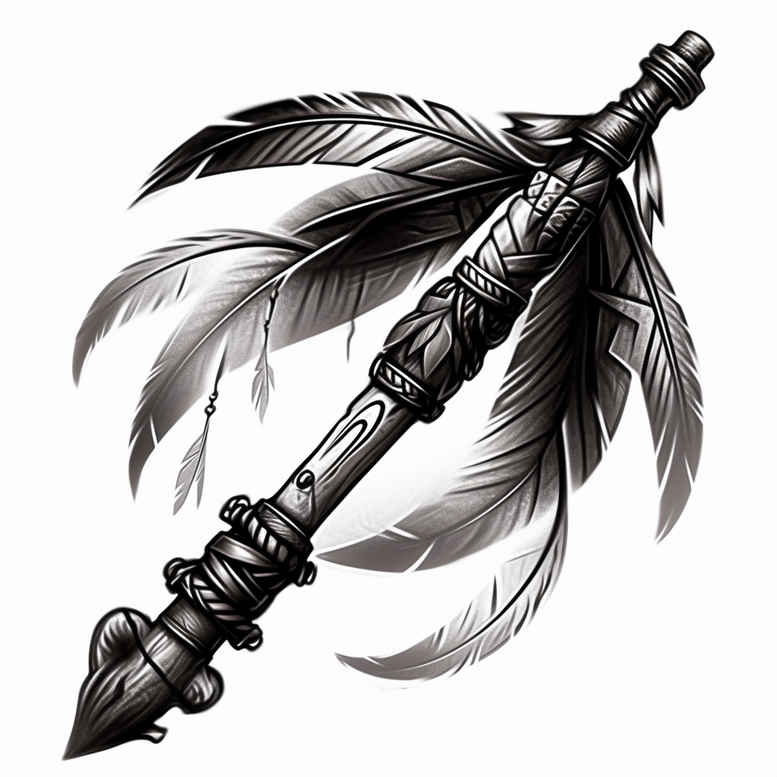 other-native-americans tattoo design ideas abstract warrior motifs determination and power