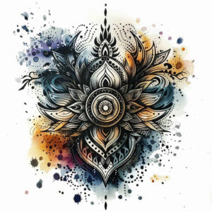 abstract – tattoo design ideas free ai generated – surrealism-imaginative – for-scapula – Gallery: other-other-inkby-ai