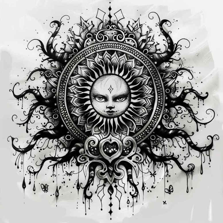 airy-touch – tattoo design ideas free ai generated – realism-high-definition – for-abdomen – Gallery: other-other-inkby-ai