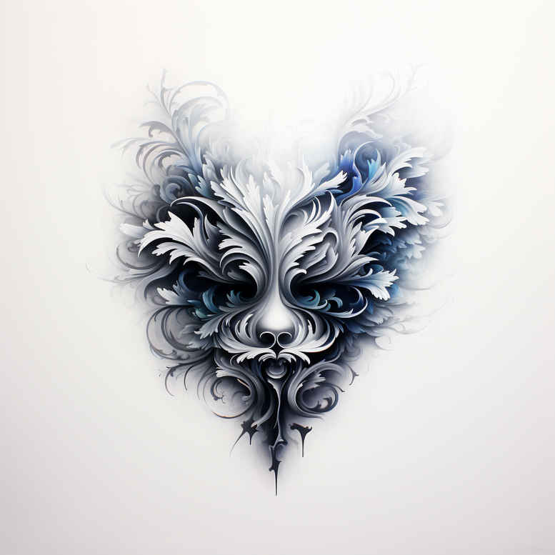 clear-cut – tattoo design ideas free ai generated – neotraditional-layered-fill – for-hip – Gallery: other-other-inkby-ai