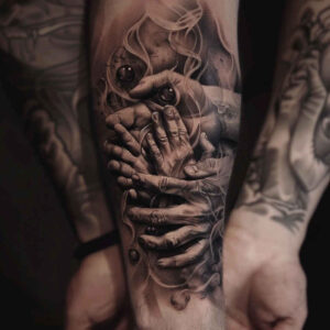 dotwork – tattoo design ideas free ai generated – realism-highlight-detail – for-collarbone – Gallery: other-other-inkby-ai