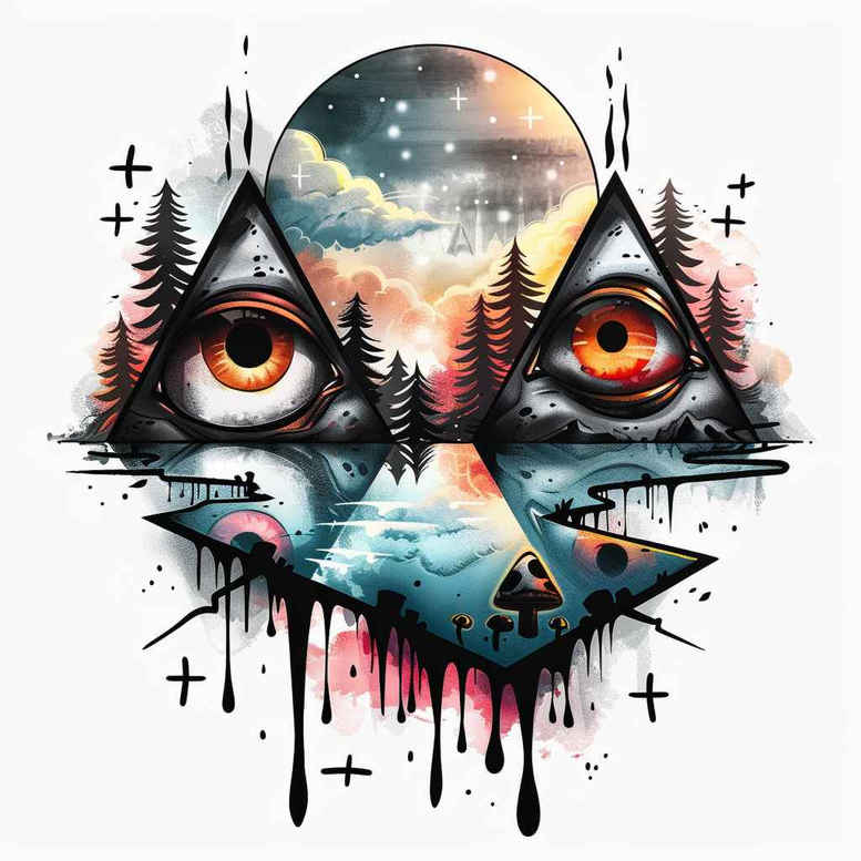 elemental – tattoo design ideas free ai generated – neotraditional-vivid-detail – for-shoulder – Gallery: other-other-inkby-ai