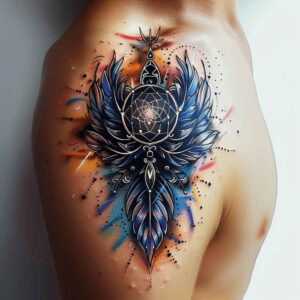 essential-lines – tattoo design ideas free ai generated – neotraditional-layered-fill – for-lower-arm – Gallery: other-other-inkby-ai
