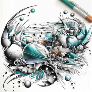 gentle – tattoo design ideas free ai generated – realism-crisp-detail – for-back-of-neck – Gallery: other-other-inkby-ai
