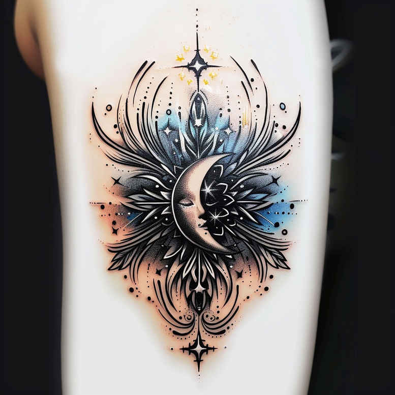 minimal-texture – tattoo design ideas free ai generated – surrealism-psychological-depth – for-outer-arm – Gallery: other-other-inkby-ai