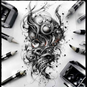 minimalist – tattoo design ideas free ai generated – neotraditional-contoured-forms – for-palm – Gallery: other-other-inkby-ai