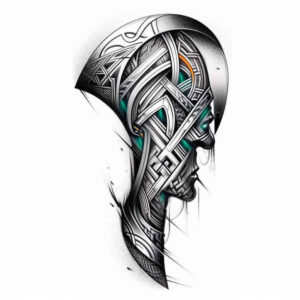 no-background – tattoo design ideas free ai generated – surrealism-ethereal – for-lower-chest – Gallery: other-other-inkby-ai