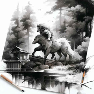 open-space – tattoo design ideas free ai generated – realism-vivid-detail – for-lower-chest – Gallery: other-other-inkby-ai