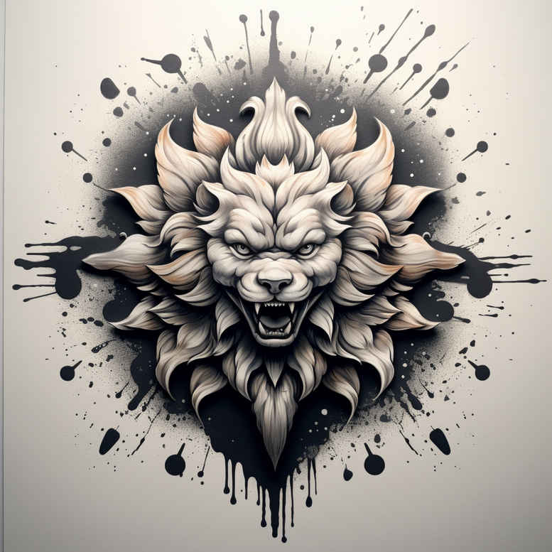 precise – tattoo design ideas free ai generated – realism-clean-background – for-upper-chest – Gallery: other-other-inkby-ai