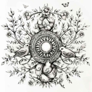 simple-icon – tattoo design ideas free ai generated – neotraditional-saturated-hues – for-sternum – Gallery: other-other-inkby-ai