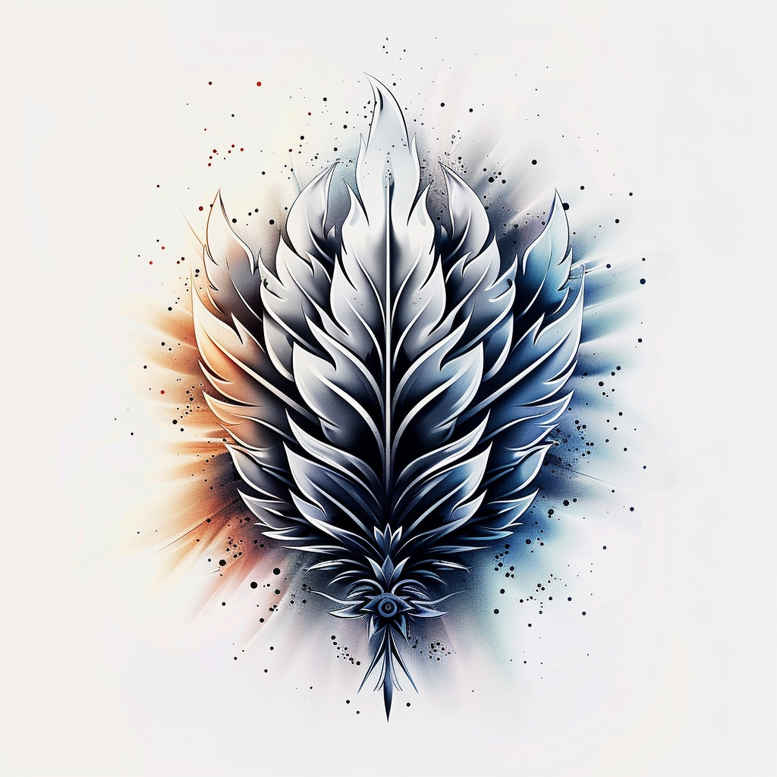 soft-curve – tattoo design ideas free ai generated – surrealism-dynamic-shapes – for-stomach – Gallery: other-other-inkby-ai
