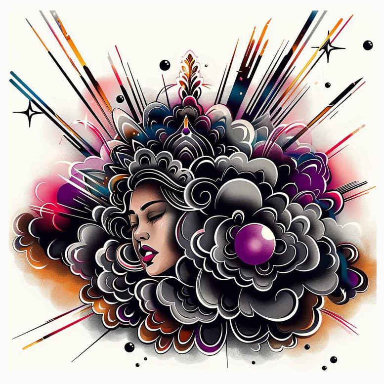 soft-touch – tattoo design ideas free ai generated – neotraditional-textural-detail – for-nape – Gallery: other-other-inkby-ai