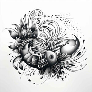 thin-script – tattoo design ideas free ai generated – neotraditional-artistic-contrast – for-hip – Gallery: other-other-inkby-ai