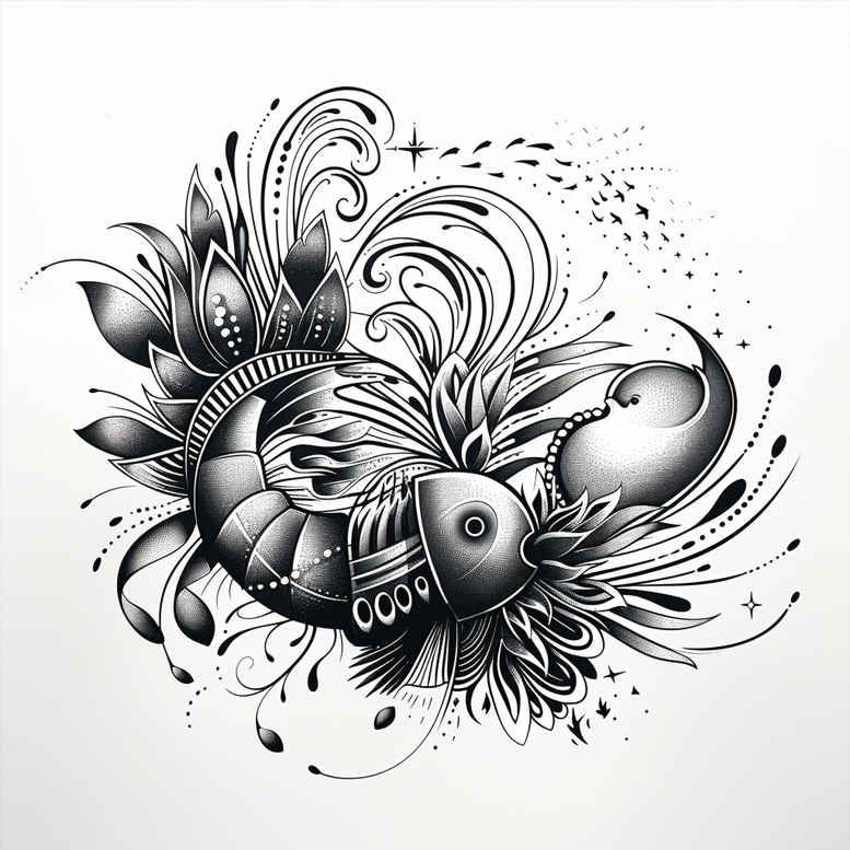 thin-script – tattoo design ideas free ai generated – neotraditional-artistic-contrast – for-hip – Gallery: other-other-inkby-ai