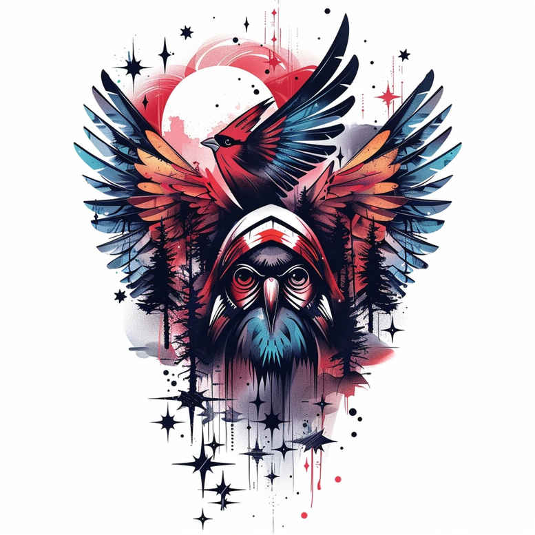 tiny-detail – tattoo design ideas free ai generated – surrealism-metamorphosis – for-stomach – Gallery: other-other-inkby-ai