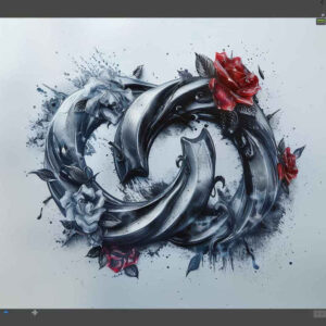 understated – tattoo design ideas free ai generated – surrealism-unreal-light – for-temple – Gallery: other-other-inkby-ai