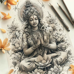 airy-touch – tattoo design ideas free ai generated – realism-detail-accuracy – for-hip – Gallery: other-religions-inkby-ai