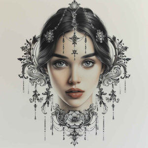 basic – tattoo design ideas free ai generated – realism-light-and-shadow-play – for-shin – Gallery: other-religions-inkby-ai