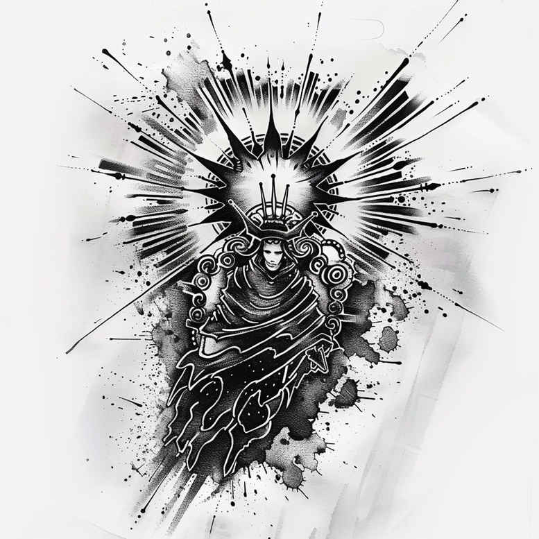 elemental – tattoo design ideas free ai generated – neotraditional-detailed-textures – for-forearm – Gallery: other-religions-inkby-ai
