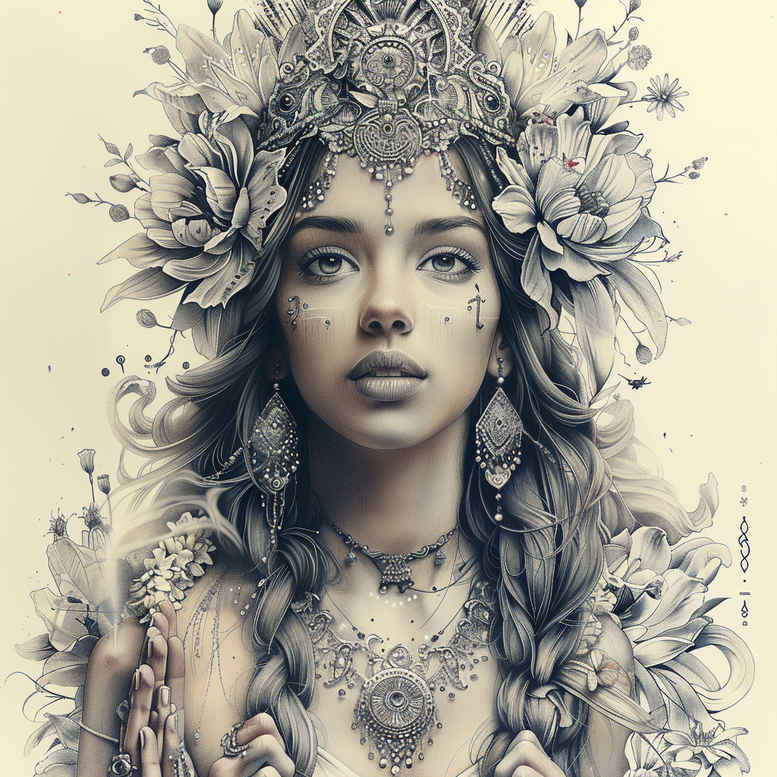 pure-design – tattoo design ideas free ai generated – surrealism-esoteric – for-toe – Gallery: other-religions-inkby-ai